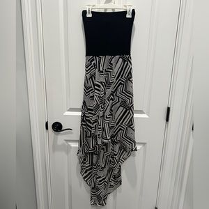High-Low Geometric Dress